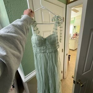 Blu Pepper Mint Green Dress